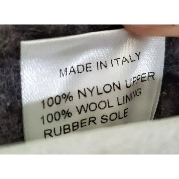 Ross & Snow Las Vegas Men\'s Navy Wool Lined Puff Slide Size 12 Italy MSRP $325 main image 6